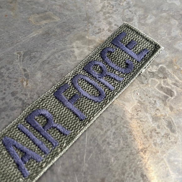 U.S. AIR FORCE embroidered tape patch - Vintage - Picture 4 of 10